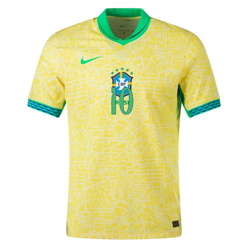 Camiseta local de Neymar Brasil 24/25 I - Versión para aficionados