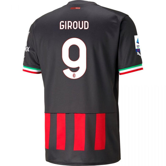 Camiseta de local de Olivier Giroud del AC Milan 22/23 (versión para aficionados)