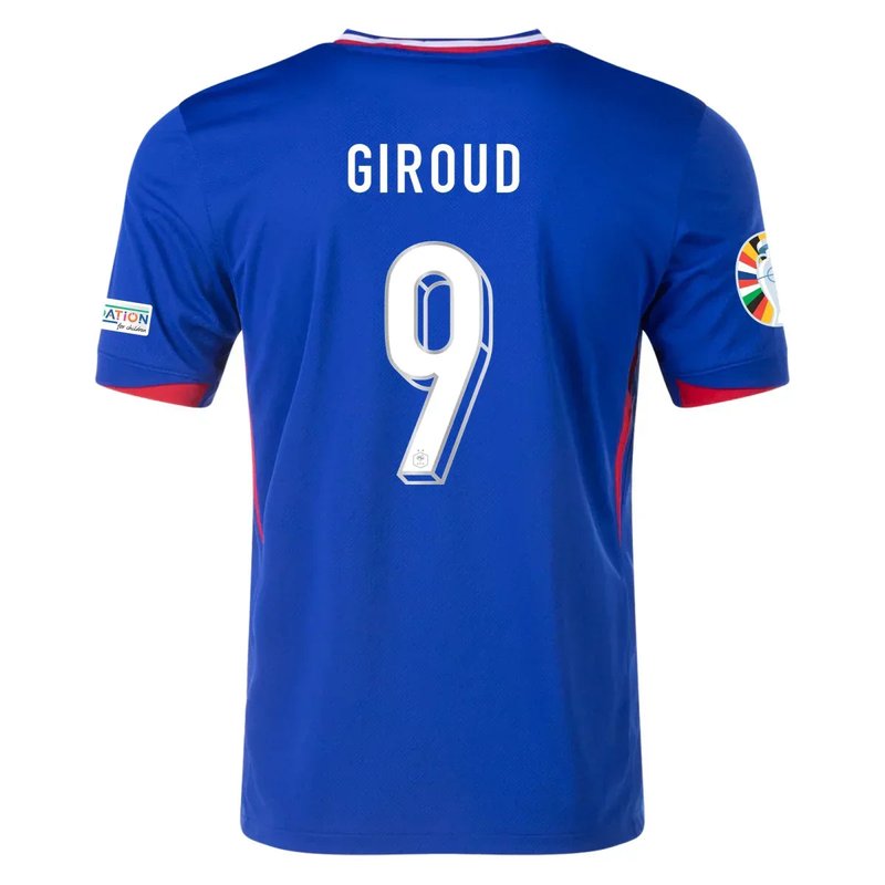 Camiseta de local de Olivier Giroud Francia 24/25 I - Versión para aficionados