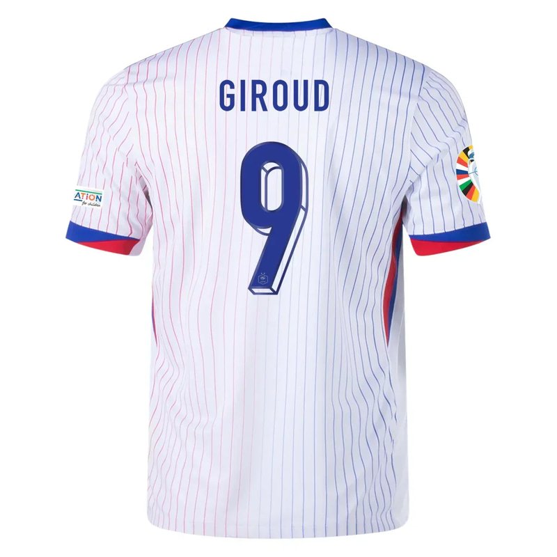 Camiseta de visitante de Olivier Giroud Francia 24/25 II - Versión para aficionados