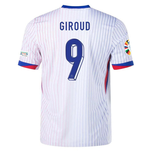 Camiseta de visitante de Olivier Giroud Francia 24/25 II - Versión para aficionados