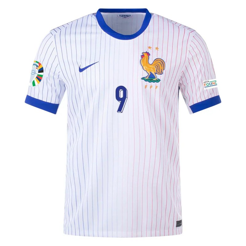 Camiseta de visitante de Olivier Giroud Francia 24/25 II - Versión para aficionados