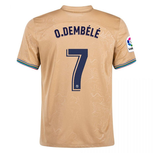 Camiseta visitante del Barcelona 22/23 II - Versión para aficionados de Ousmane Dembélé