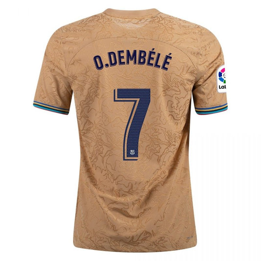 Camiseta visitante del Barcelona 22/23 II - Versión de jugador de Ousmane Dembélé