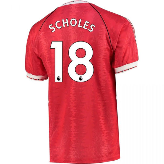 Camiseta de Paul Scholes del Manchester United 1990 (versión para aficionados)