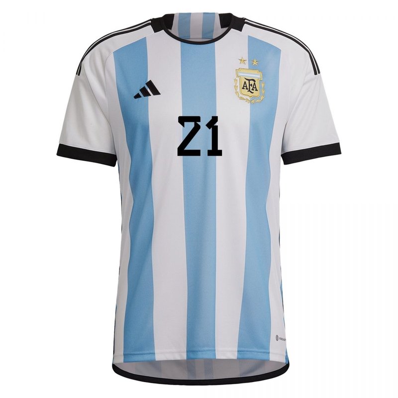 Camiseta local de Paulo Dybala Argentina 22/23 I - Versión para aficionados