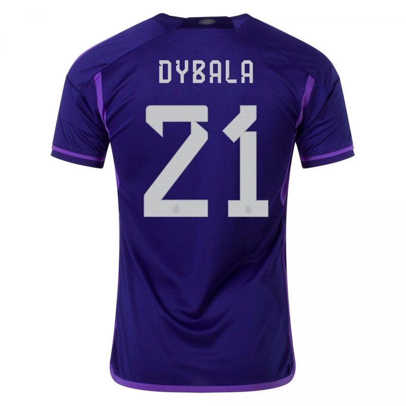 Camiseta visitante de Paulo Dybala Argentina 22/23 II - Versión para aficionados