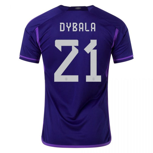 Camiseta visitante de Paulo Dybala Argentina 22/23 II - Versión para aficionados