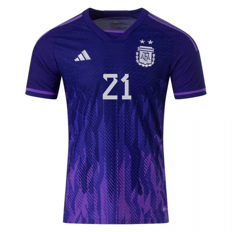 Camiseta visitante de Paulo Dybala Argentina 22/23 II - Versión de jugador