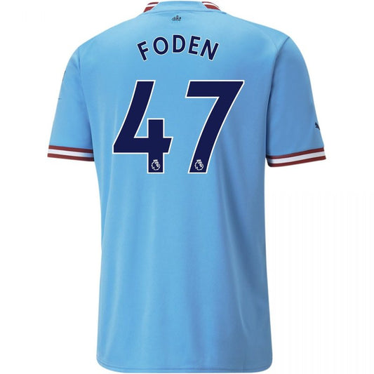 Camiseta local de Phil Foden del Manchester City 22/23 (versión para aficionados)