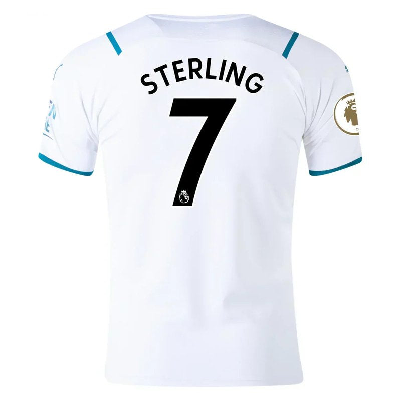 Camiseta de visitante de Raheem Sterling del Manchester City 21/22 II (versión para aficionados)