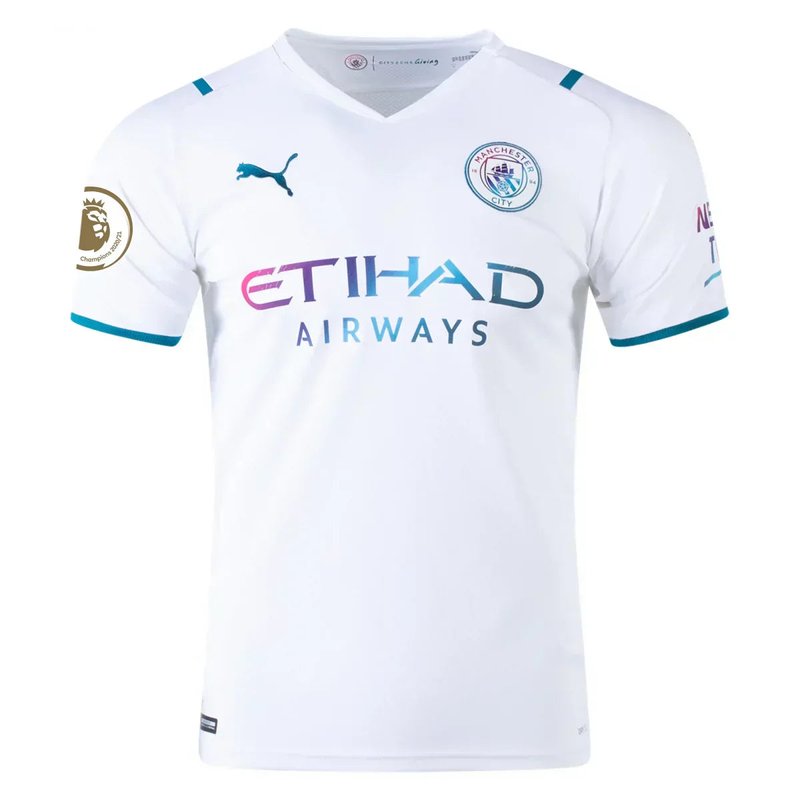 Camiseta de visitante de Raheem Sterling del Manchester City 21/22 II (versión para aficionados)