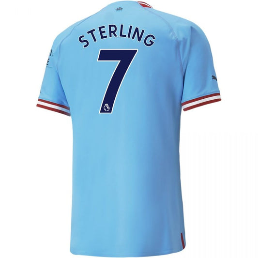 Camiseta de local de Raheem Sterling del Manchester City 22/23 (versión de jugador)