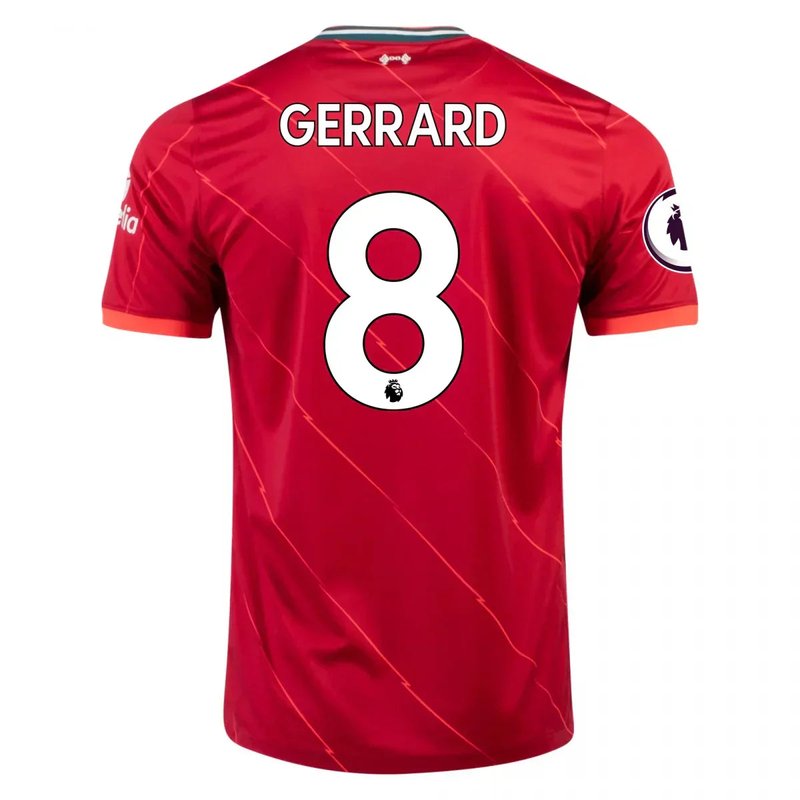 Camiseta local de Steven Gerrard del Liverpool FC 21/22 (versión para aficionados)