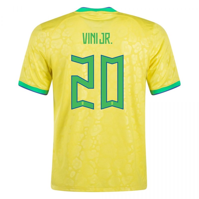 Camiseta local de Vinicius Jr. Brasil 22/23 I - Versión para aficionados