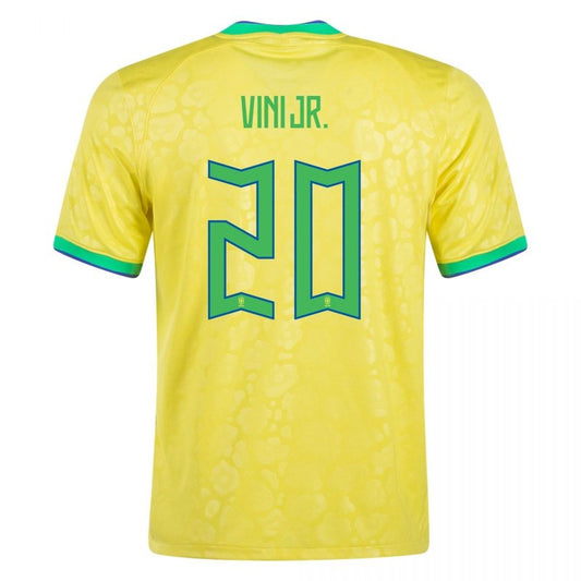 Camiseta local de Vinicius Jr. Brasil 22/23 I - Versión para aficionados