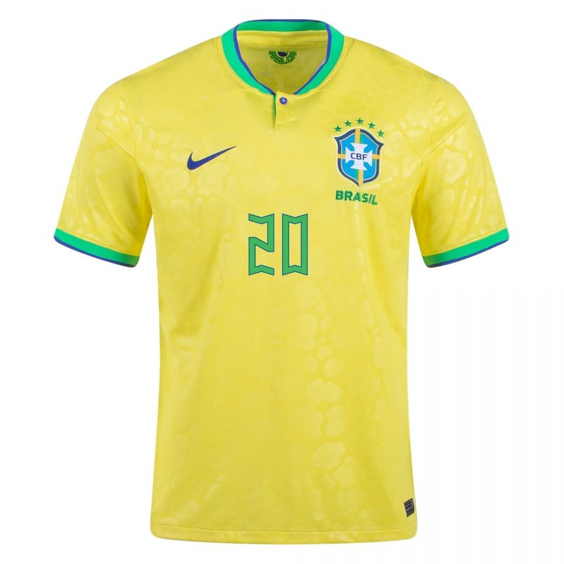 Camiseta local de Vinicius Jr. Brasil 22/23 I - Versión para aficionados