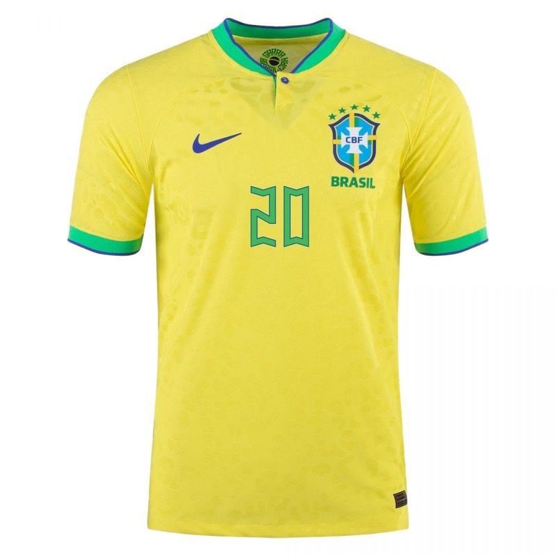 Camiseta local de Vinicius Jr. Brasil 22/23 I - Versión de jugador