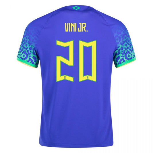 Camiseta de visitante de Vinicius Jr. Brasil 22/23 II - Versión para aficionados