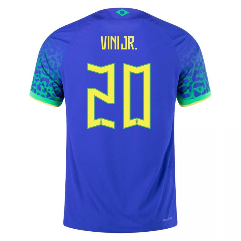 Camiseta de visitante de Vinicius Jr. Brasil 22/23 II - Versión de jugador