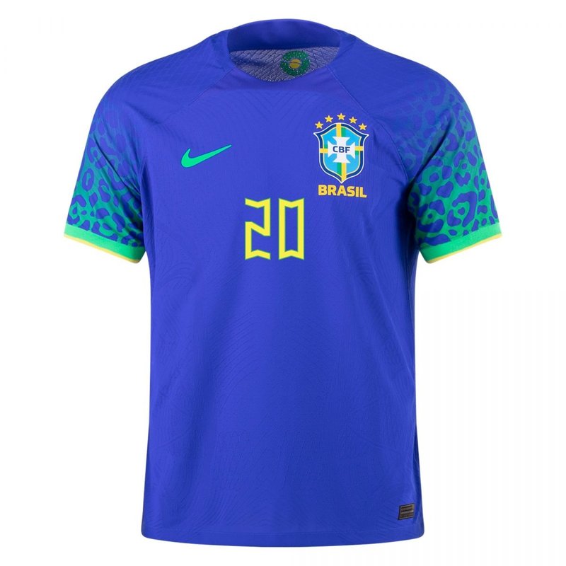 Camiseta de visitante de Vinicius Jr. Brasil 22/23 II - Versión de jugador