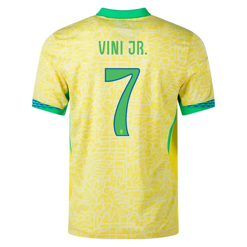 Camiseta local de Vinicius Jr. Brasil 24/25 I - Versión de jugador