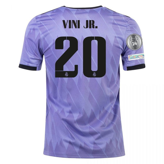 Camiseta de visitante Vinicius Jr. Real Madrid 22/23 UCL II - Versión para fanáticos