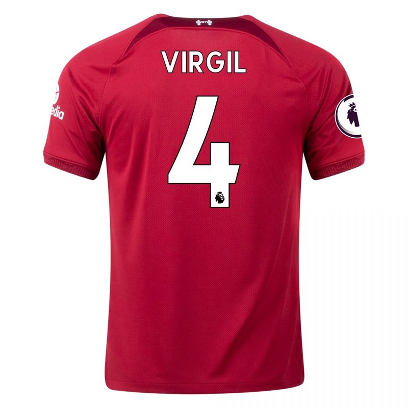 Camiseta local Virgil van Dijk Liverpool 22/23 I - Versión para aficionados