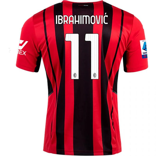 Camiseta local de Zlatan Ibrahimovi������������������� AC Milan 21/22 I - Versión para aficionados