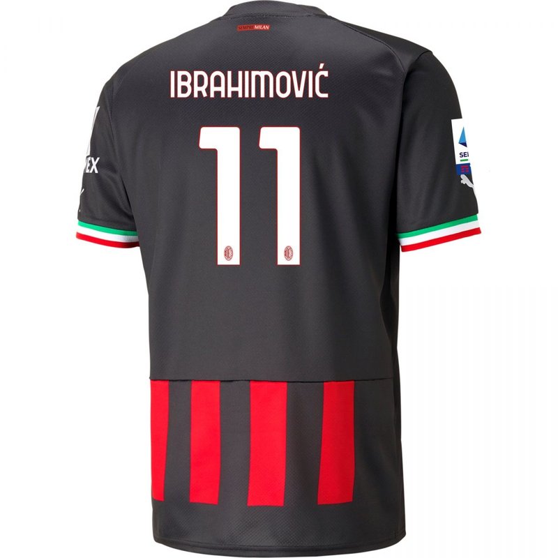 Camiseta local de Zlatan Ibrahimovi������������������� AC Milan 22/23 I - Versión para aficionados